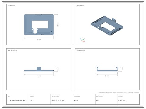 AI Pi Case Lid v10