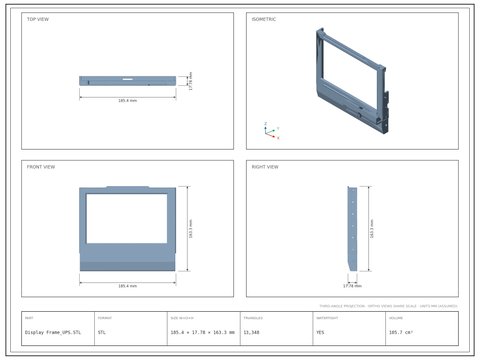 Display Frame_UPS