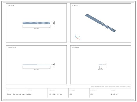 Slide - Bottom and Lower Half