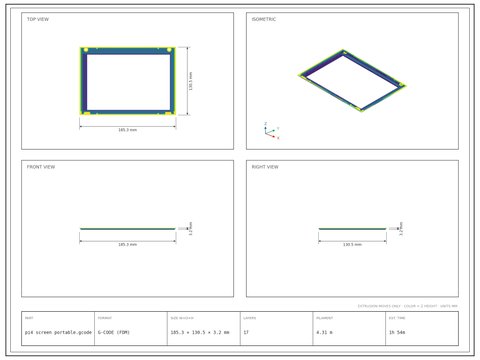 pi4 screen portable