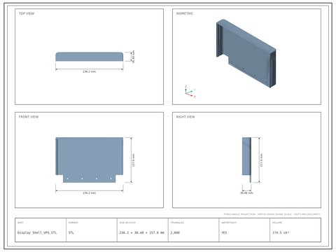 Display Shell_UPS