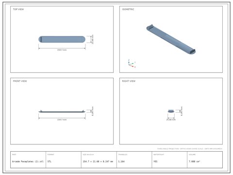 Arcade Faceplates (2)