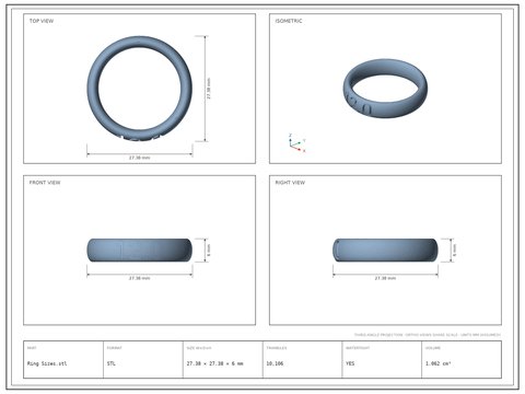 Ring Sizes