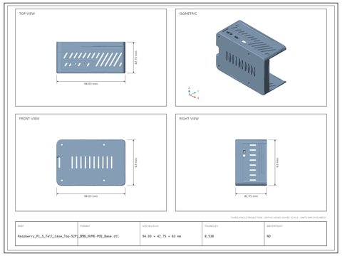 Raspberry_Pi_5_Tall_Case_Top-52Pi_P33_NVME-POE_Base