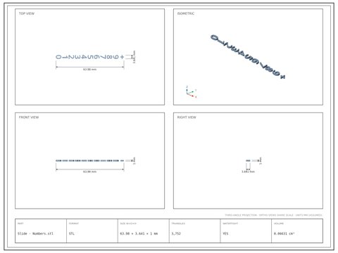 Slide - Numbers