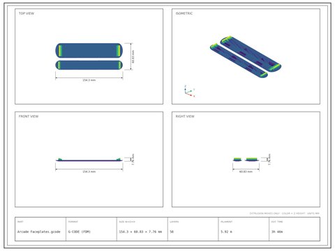 Arcade Faceplates
